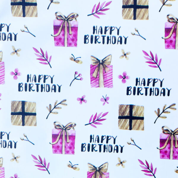 Happy Birthday white - Image 2