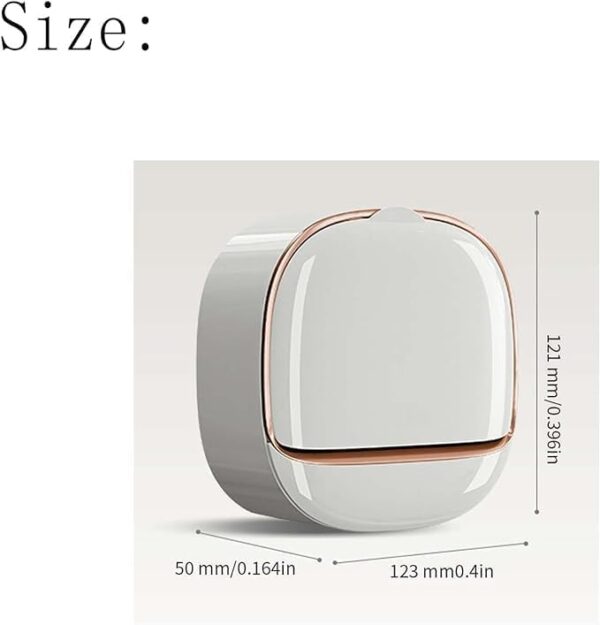 Drainable Wall Mounted Soap Box, Waterproof Soap Holder, - Image 3