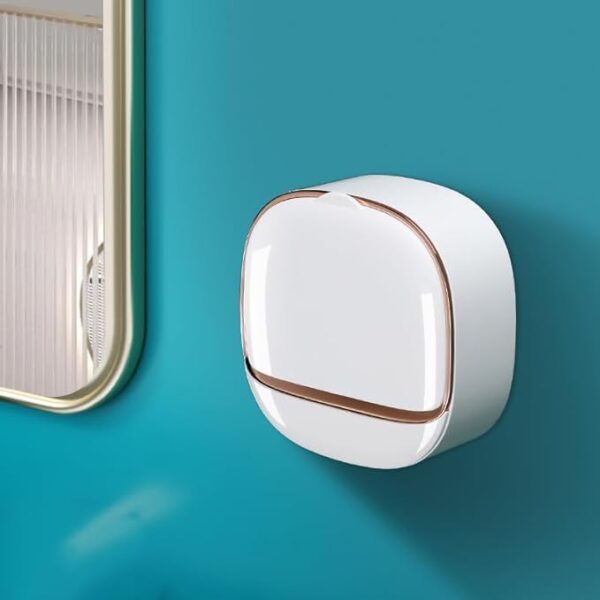 Drainable Wall Mounted Soap Box, Waterproof Soap Holder, - Image 4