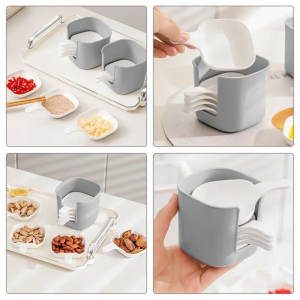 7 pcs Mini Plates / Sauce Dip Plates